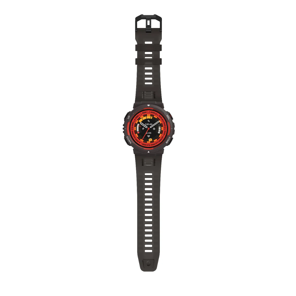 Amazfit Active Edge Lava Black chytré hodinky