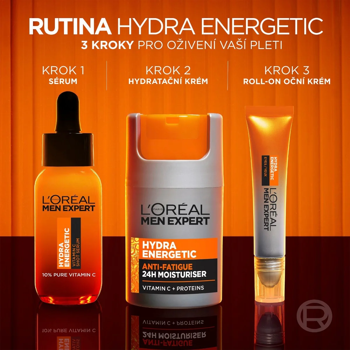 Loréal Paris Men Expert Hydra Energetic Vitamin C pleťové sérum 30 ml