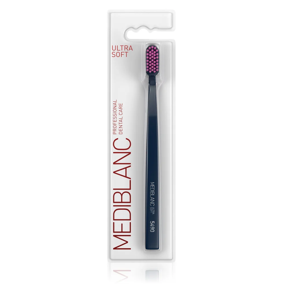 MEDIBLANC Zubní kartáček Ultra Soft 1 ks tmavě modrý
