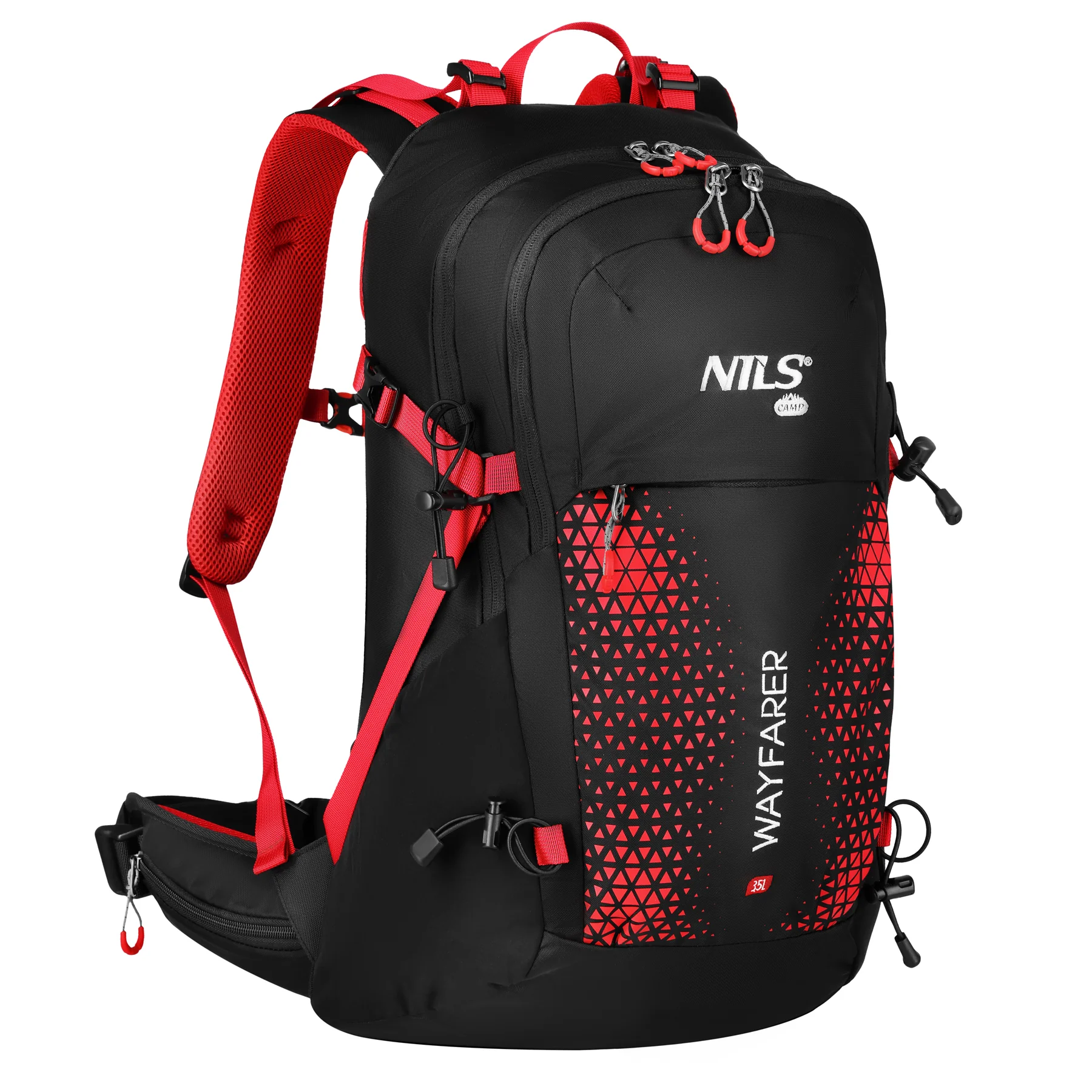 Nils Turistický batoh NC1925 Wayfarer 35L černý