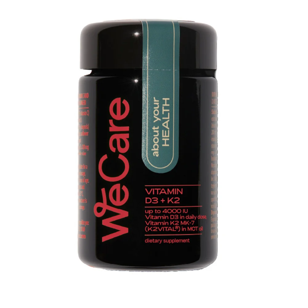 WeCare about your HEALTH vitamin D3+K2 120 kapslí