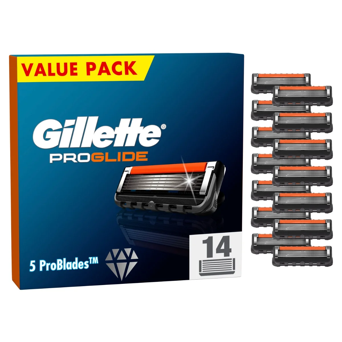 Gillette ProGlide náhradní hlavice 14 ks