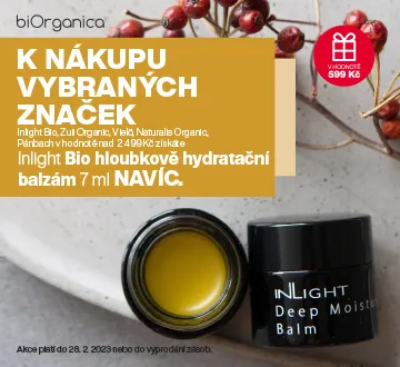 Inlight Bio, Zuii Organic, Vielö,, Naturalis Organic, Pánbach nad 2499 Kč  NAVÍC sérum