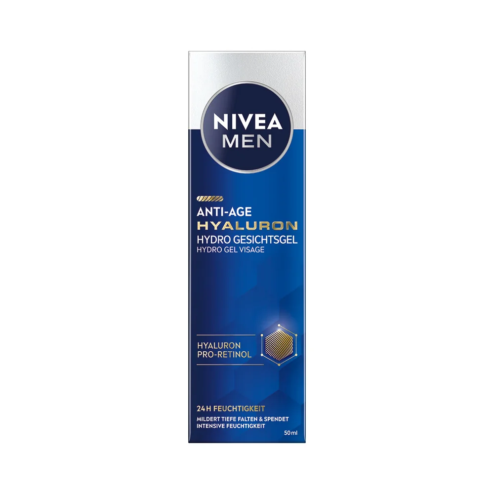 Nivea Men Anti-Age Hylauron osvěžující pleťový gel pro muže 50 ml