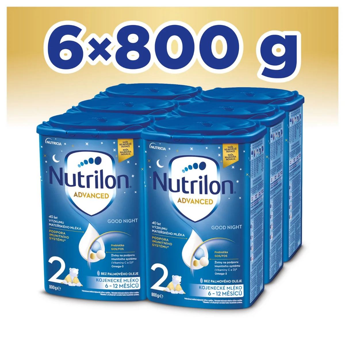 Nutrilon Advanced 2 Good Night 6x800 g