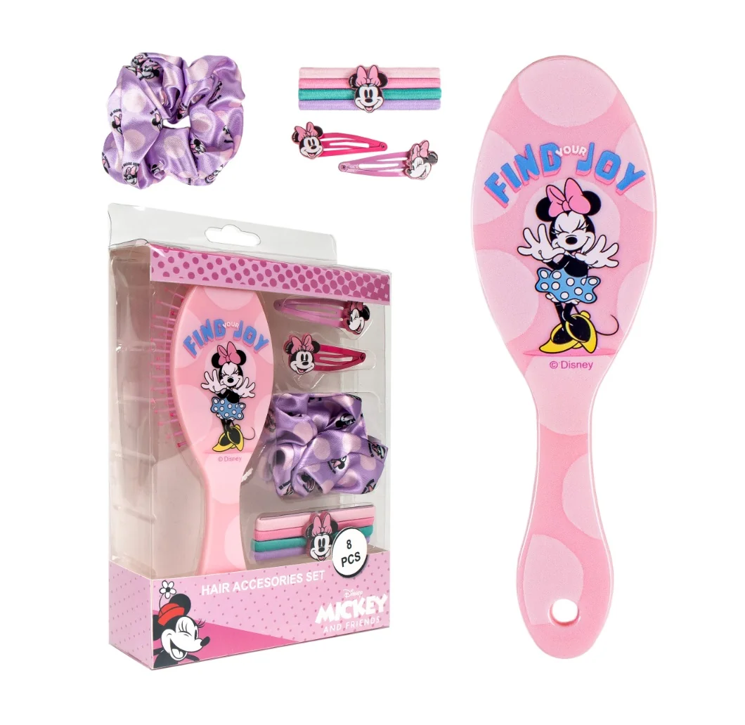 Cerdá Sada vlasových doplňků s hřebenem Minnie 8 ks