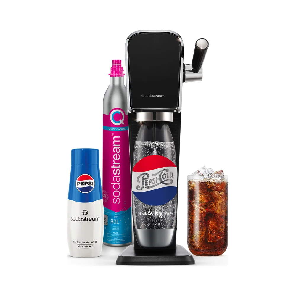 SODASTREAM Art Black Pepsi Mpack výrobník perlivé vody
