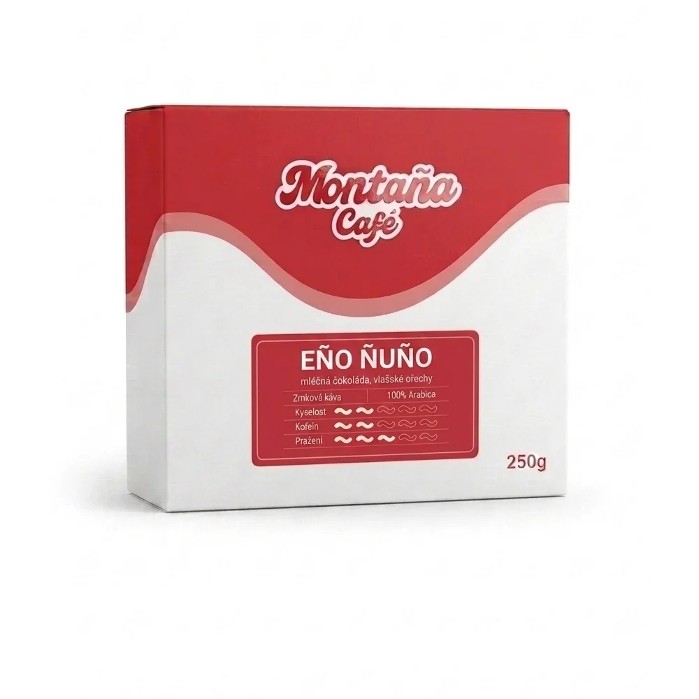 Montaña Café Eño Ñuño zrnková káva 250 g