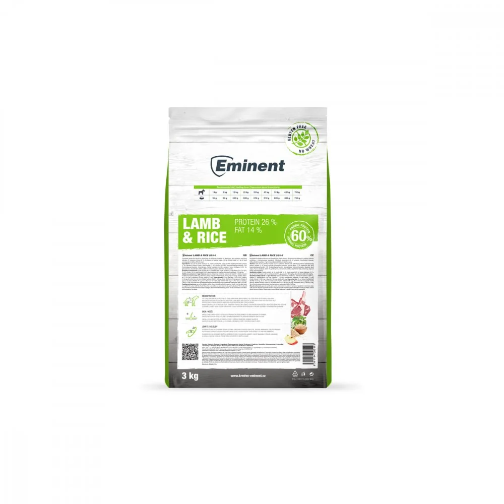 Eminent Lamb & Rice High Premium 3 kg 