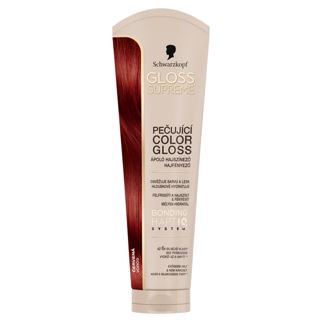 Gloss Supreme Pečující barva na vlasy červená 145 ml