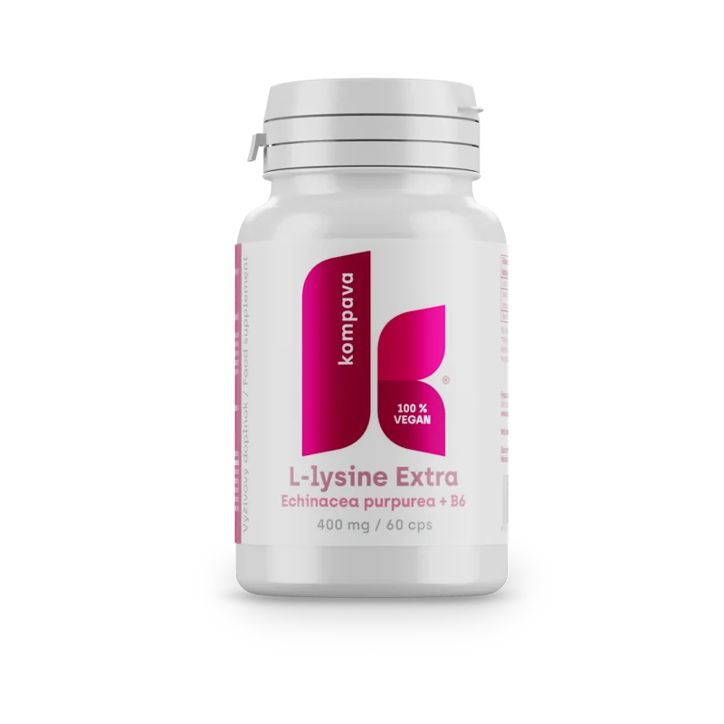 KOMPAVA L-lysin Extra 400 mg/60 kapslí