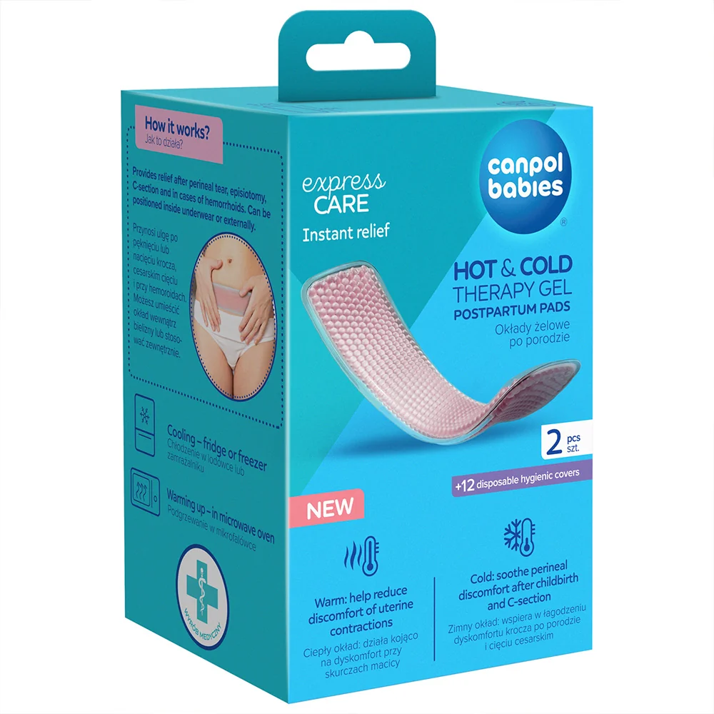 Canpol babies Poporodní gelové vložky/obklady Hot&Cold 2 ks
