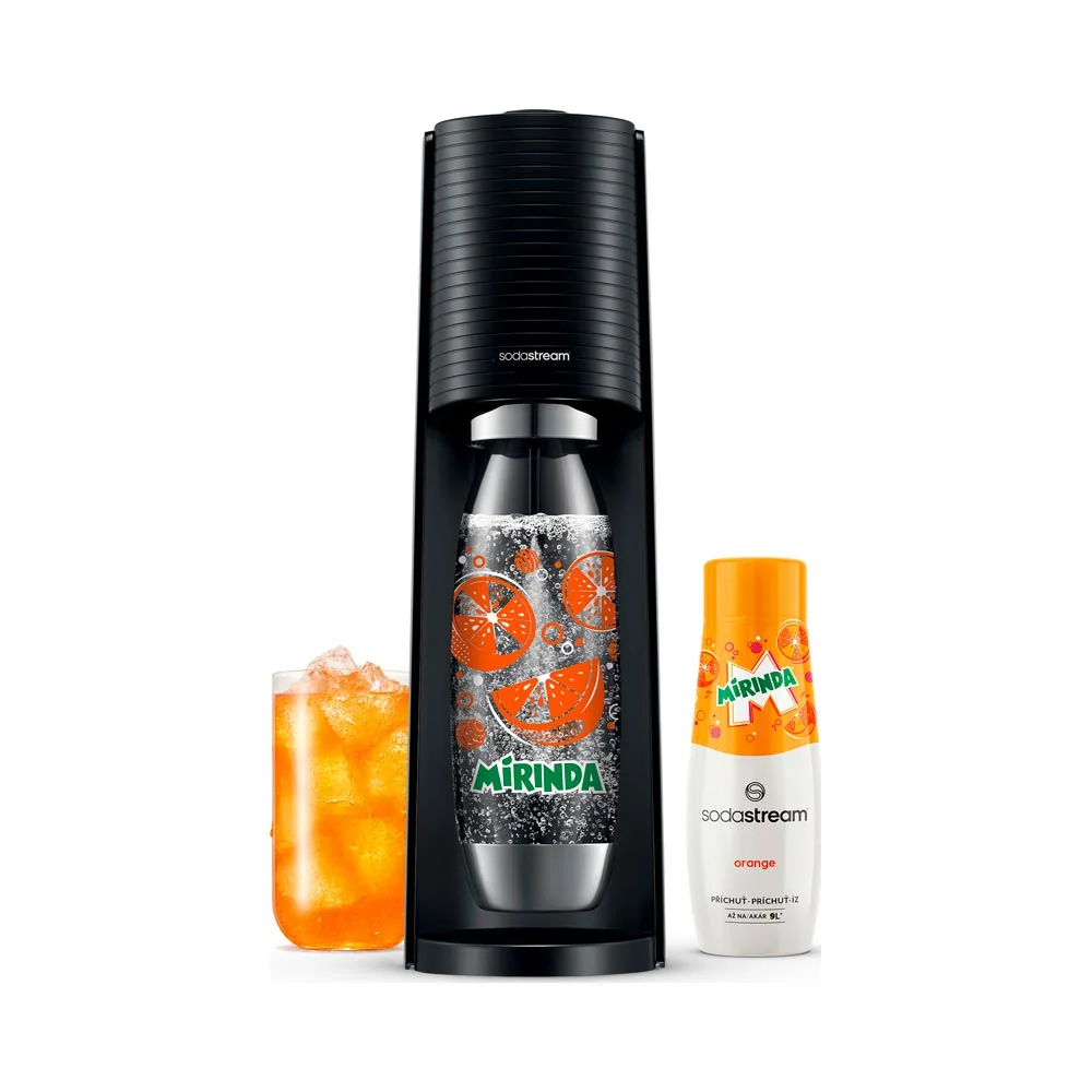 SODASTREAM TERRA Mirinda Mpack výrobník perlivé vody Black