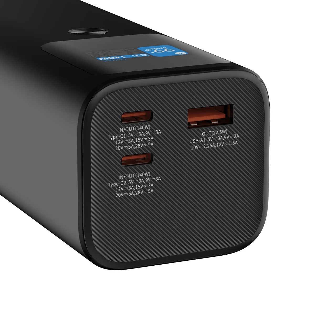 Canyon Power Bank PB-2010, 27000mAh, tmavě šedá 