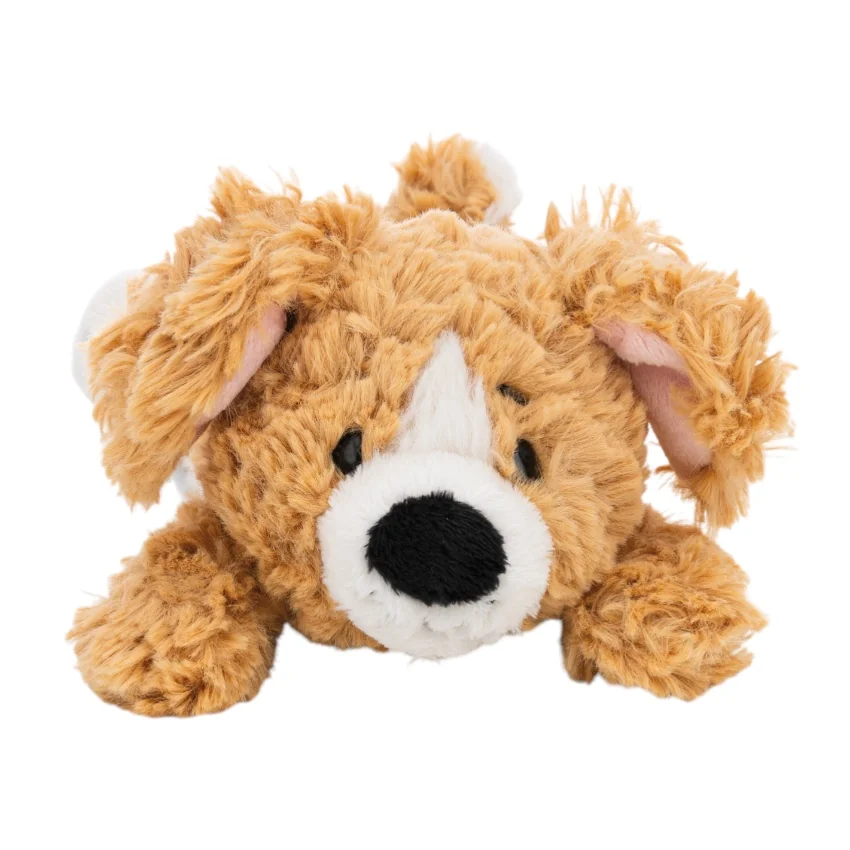 Nici Plyš Pes hnědý 20cm, ležící