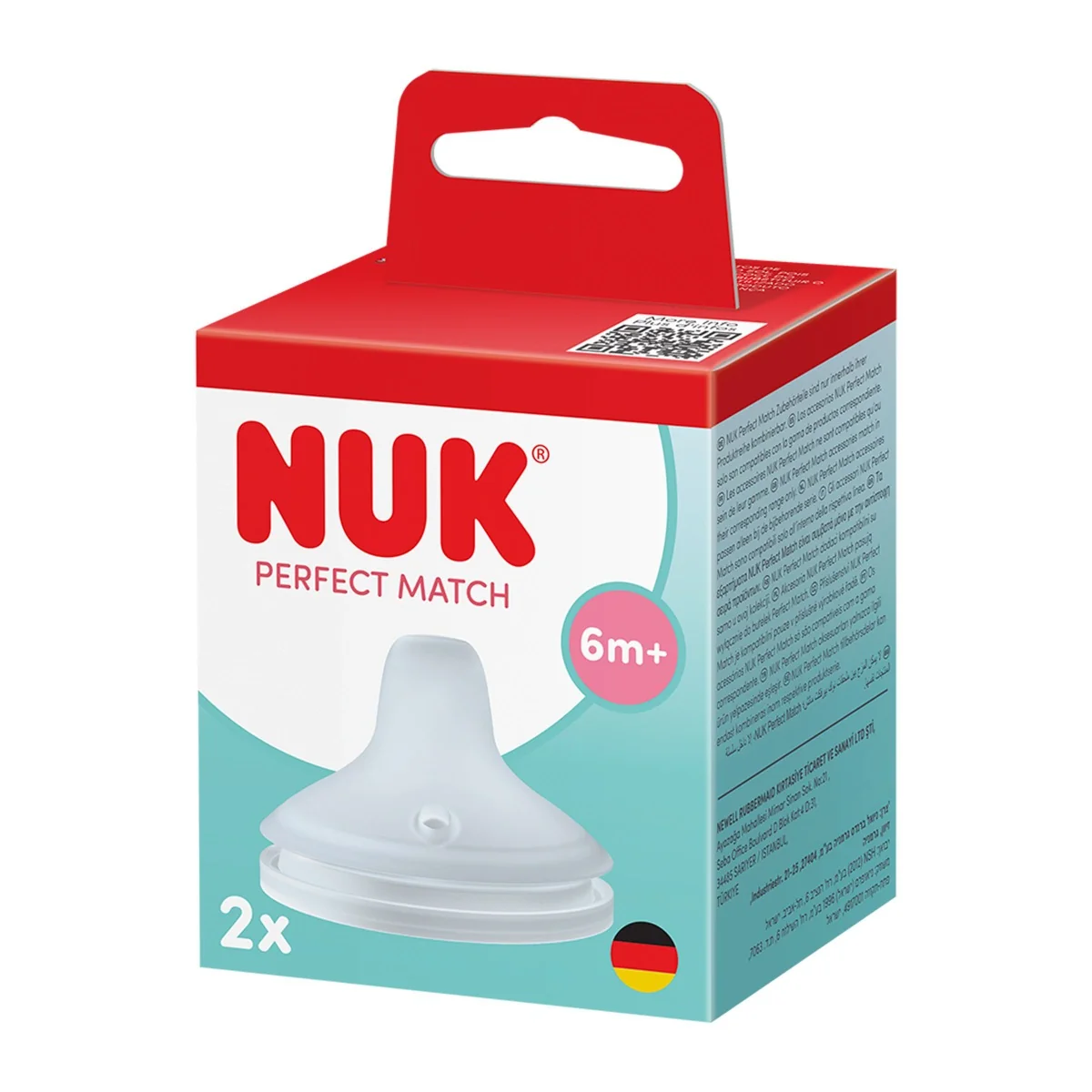 NUK Perfect Match Pítko 6m+ 2 ks