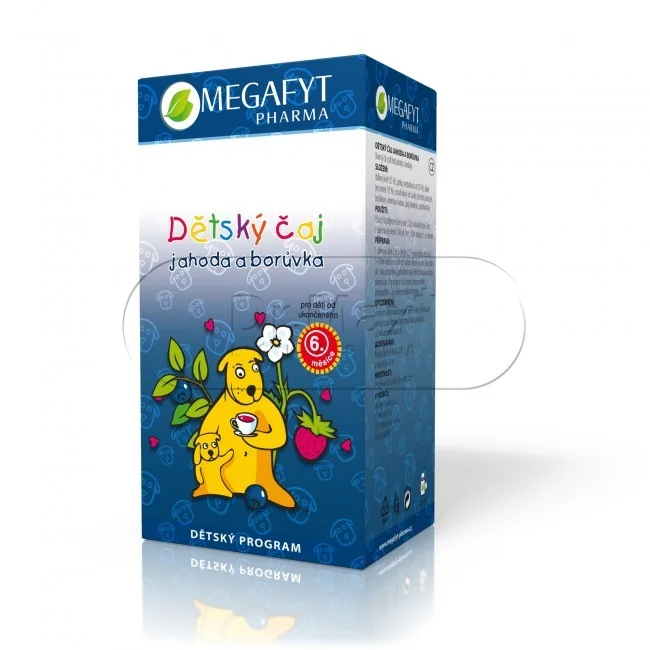 Megafyt Dětský čaj jahoda a borůvka n.s.20x2g