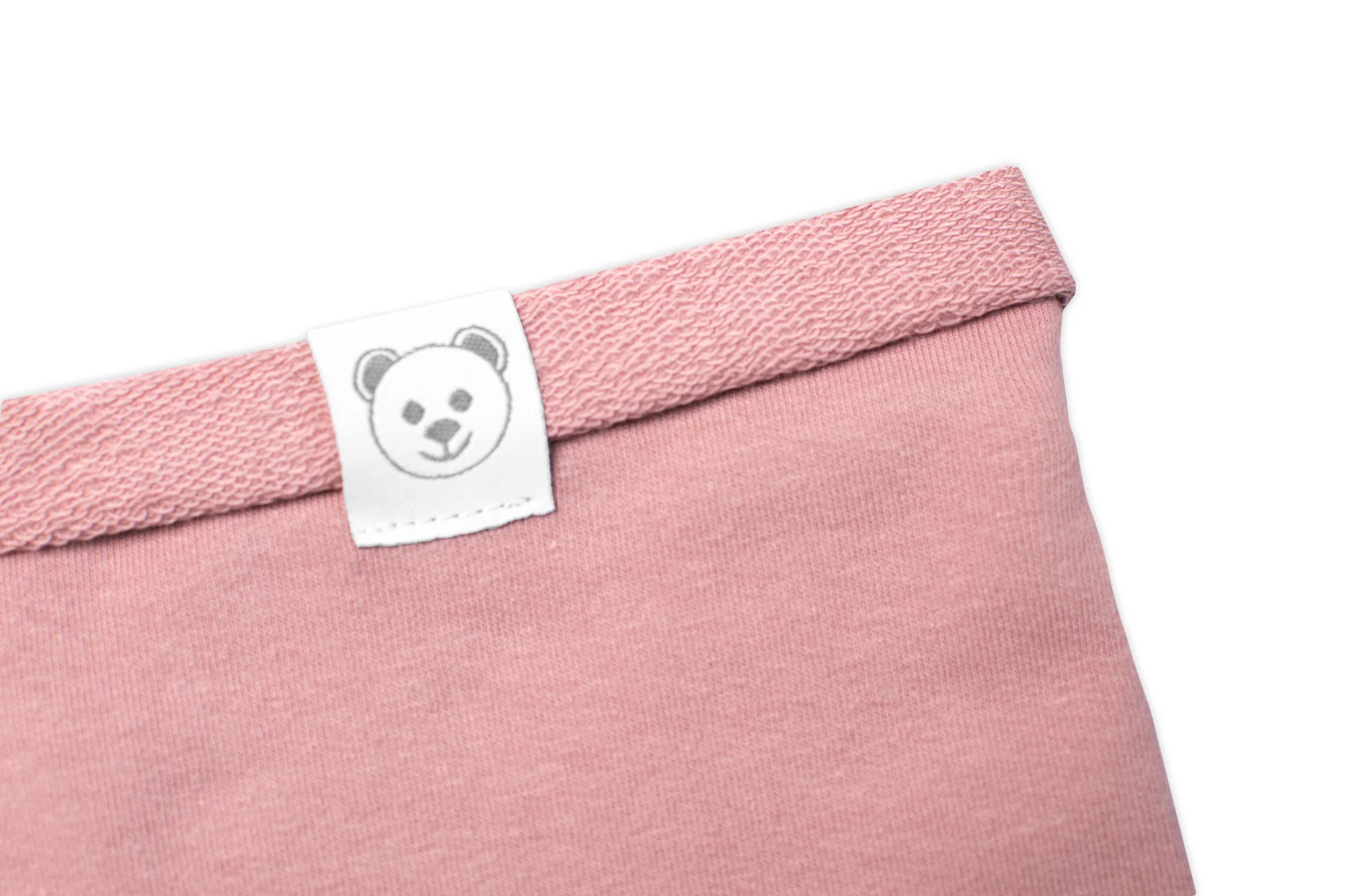 Baby Nellys Čepice s nákrčníkem bavlna, Little Bear, pudrová
