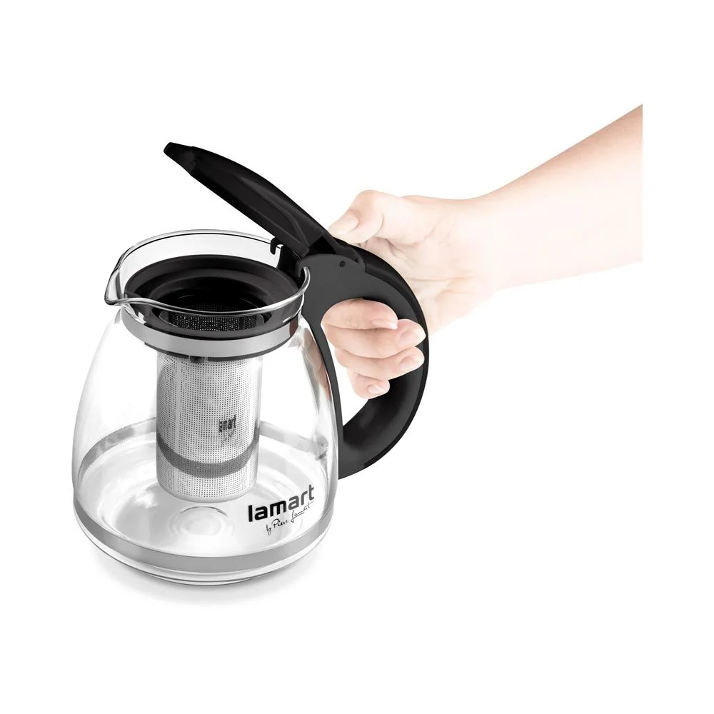 LAMART LT7027 Verre 1,5 l rychlovarná konvice černá