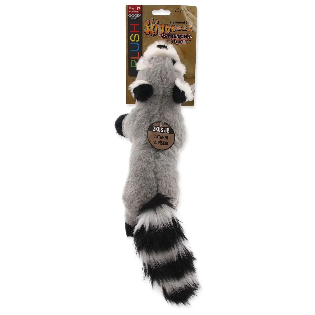 Dog Fantasy Hračka Plush mýval pískací černé tlapky 45cm