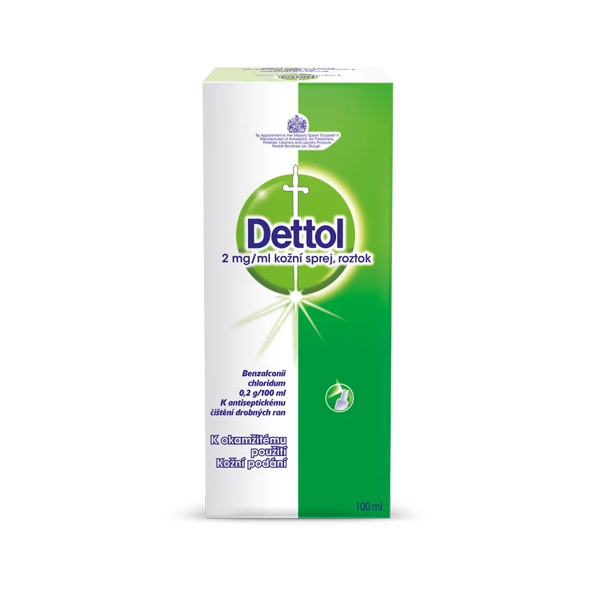 Dettol 0,2% antiseptický sprej 100 ml