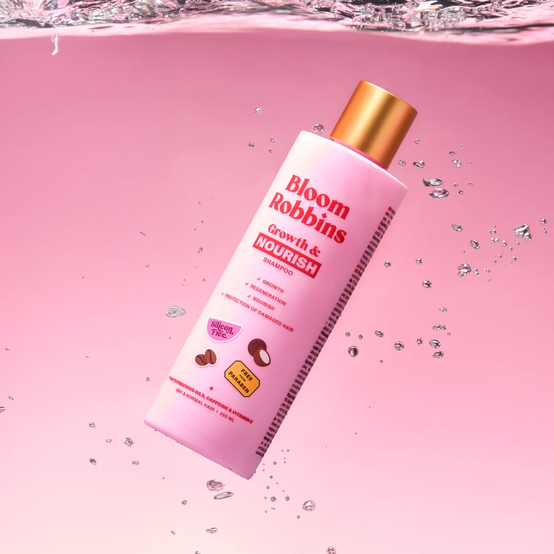 Bloom Robbins Šampon pro výživu a růst vlasů s bambuckým máslem 250 ml