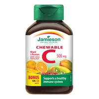Jamieson Vitamin C 500 mg 3 ovocné příchutě