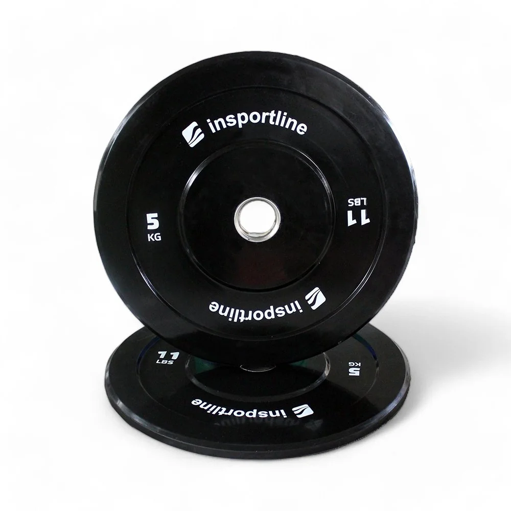 inSPORTline Gumový kotouč Bumper Plate Lite 5 kg 50 mm