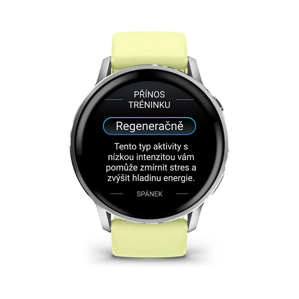 Garmin Venu 4 45 mm chytré hodinky Silver/Citron Silicon