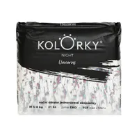 KOLORKY NIGHT Noční jednorázové eko plenky vel. M 5-8 kg