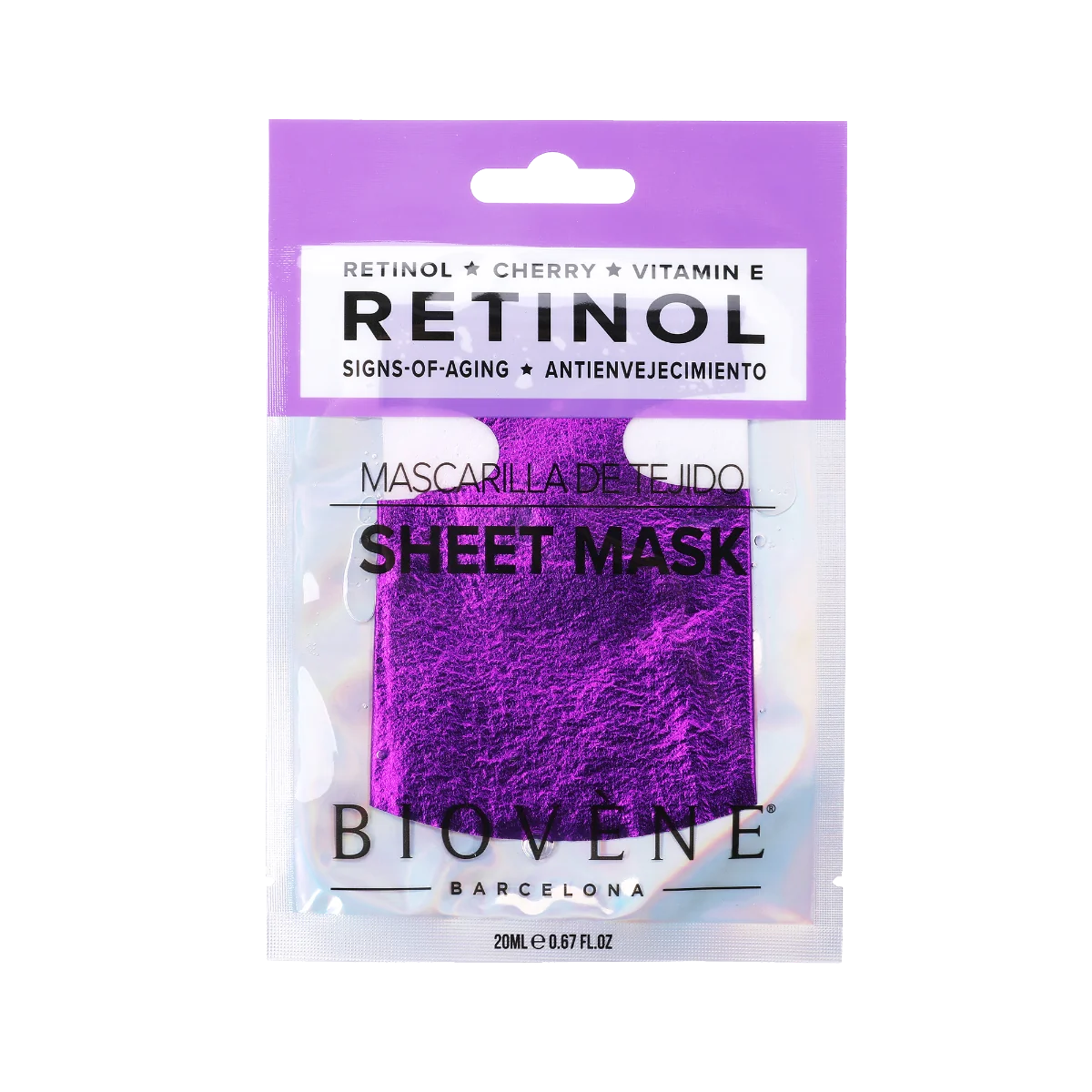 BIOVÉNE Retinol plátýnková maska proti stárnutí 20 ml