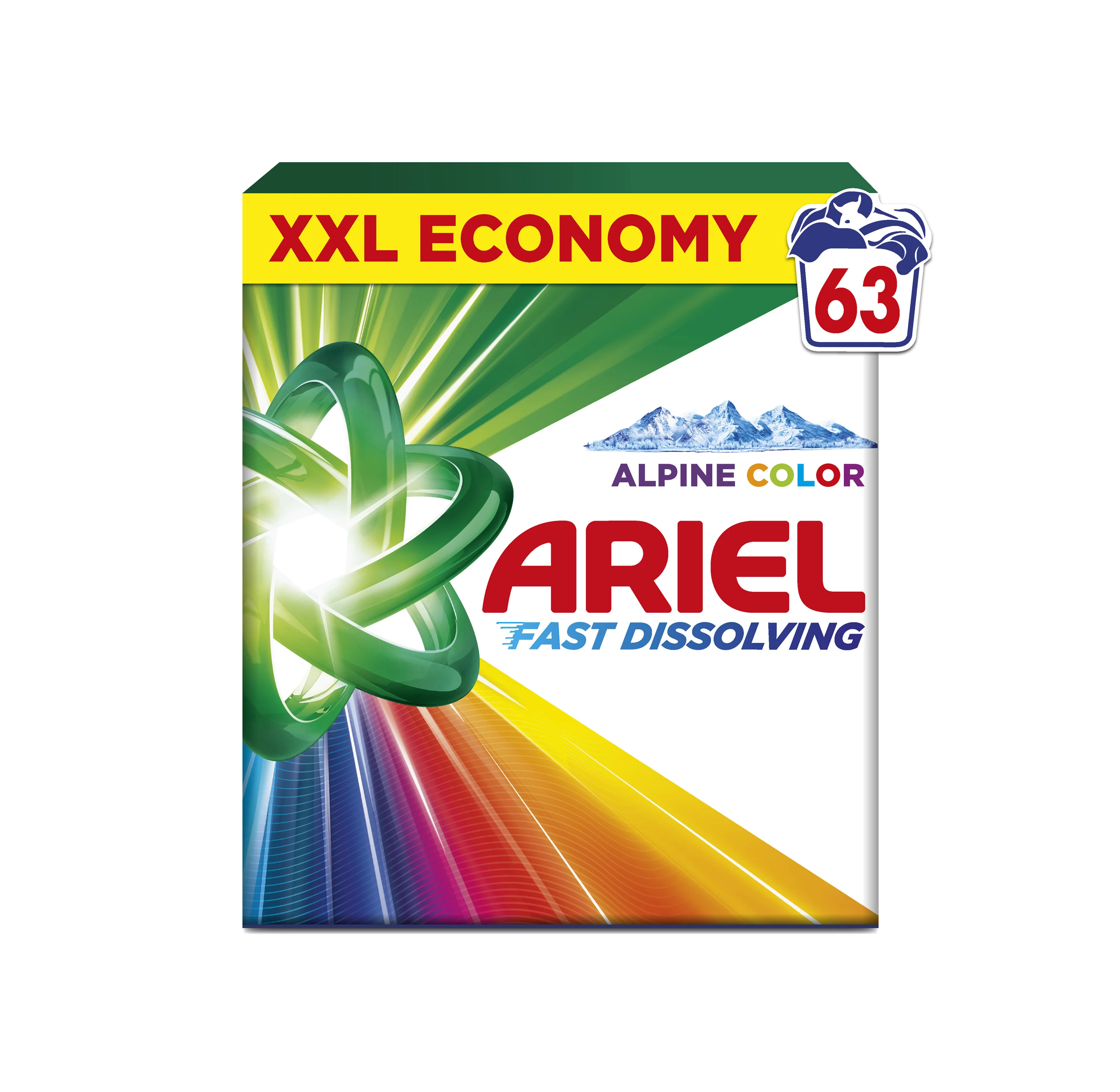 Ariel Color prací prášek 3,465 kg 63 praní