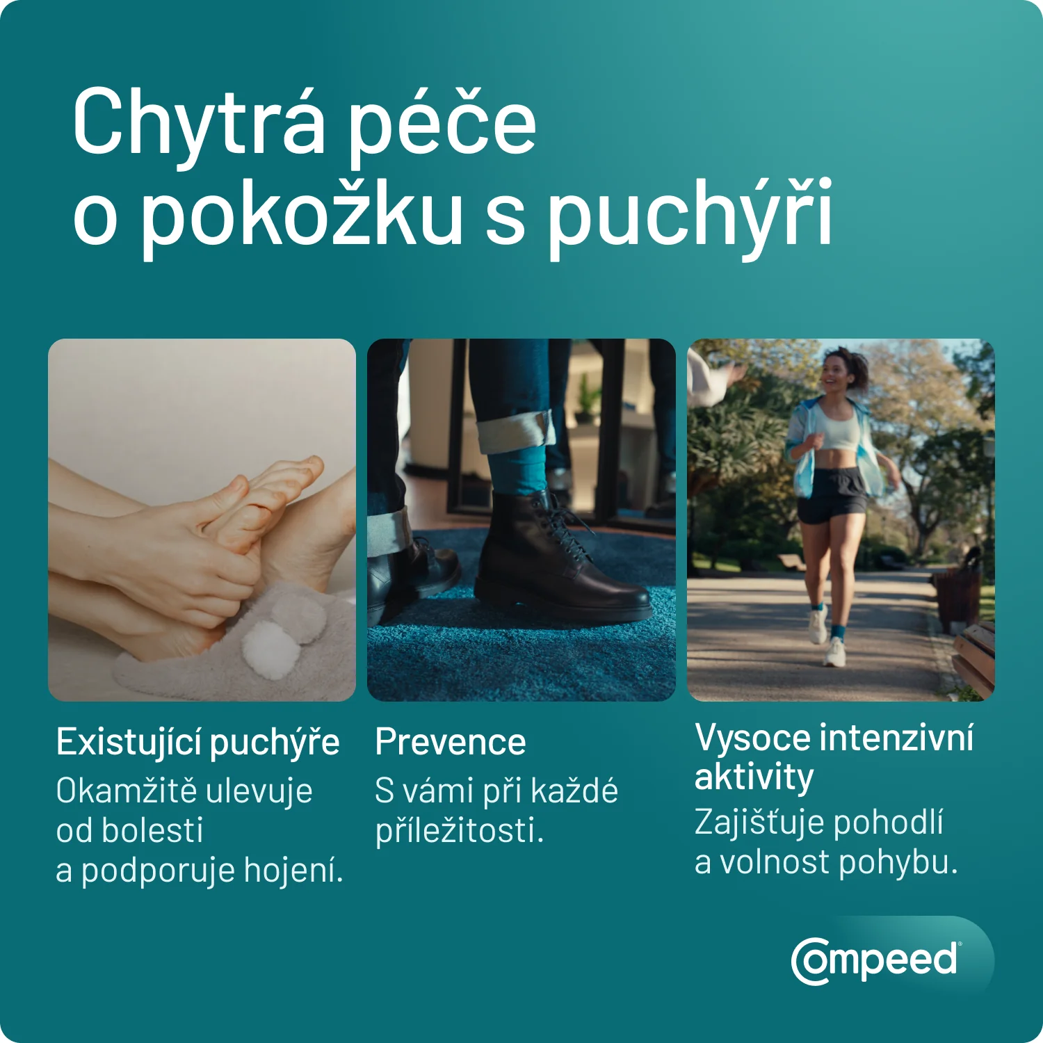 Compeed Náplast na puchýře malá 6 ks