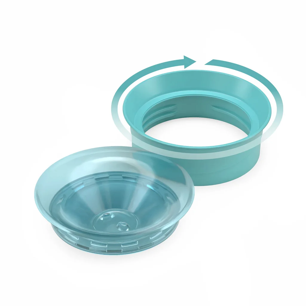 Chicco Hrneček 360 Perfect X s držadly 12m+ 200 ml teal