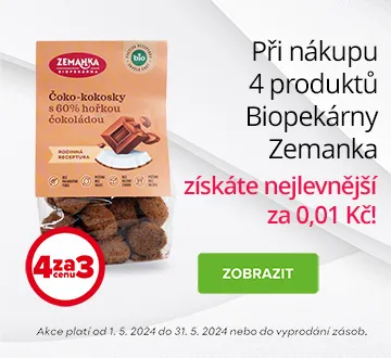 Biopekárna Zemanka 4za3 (květen 2024)