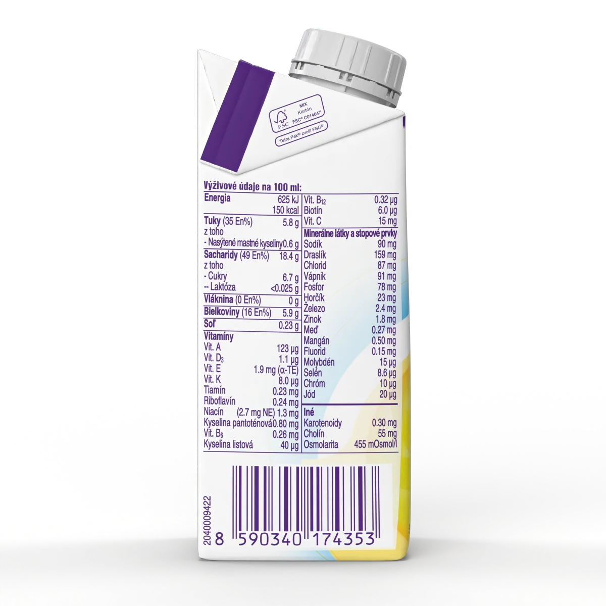 Nutridrink s příchutí vanilkovou 200 ml