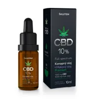 Salutem CBD 10% konopný + makový olej Premium