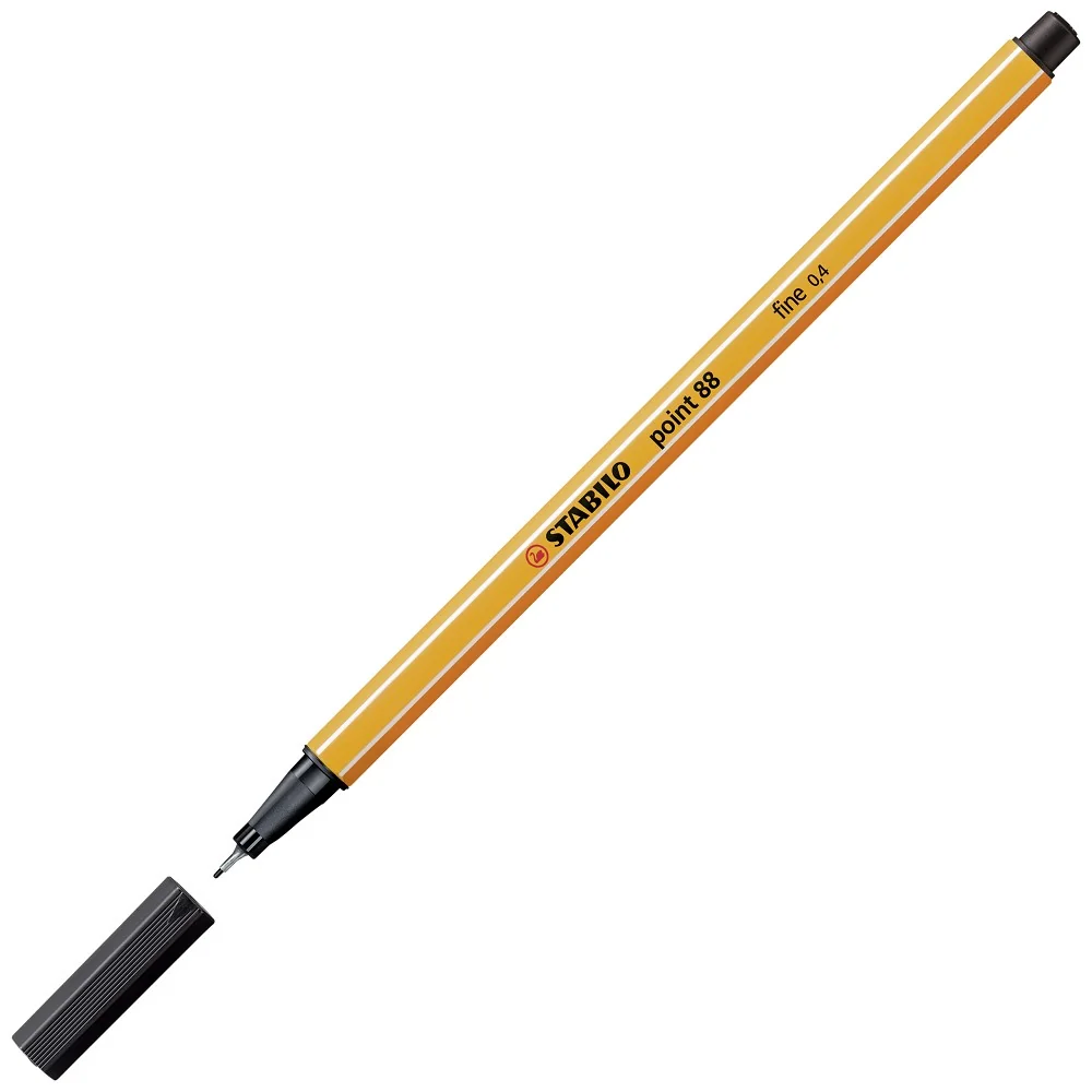 STABILO Jemný liner - point 88 - 8810 - 10 ks sada - 10 různých barev