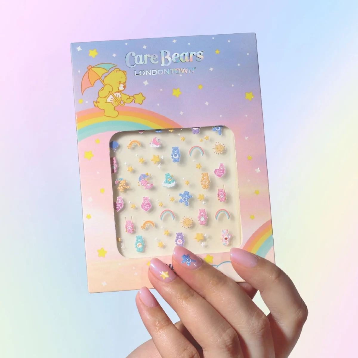 Londontown Care Bears nálepky na nehty 1 ks