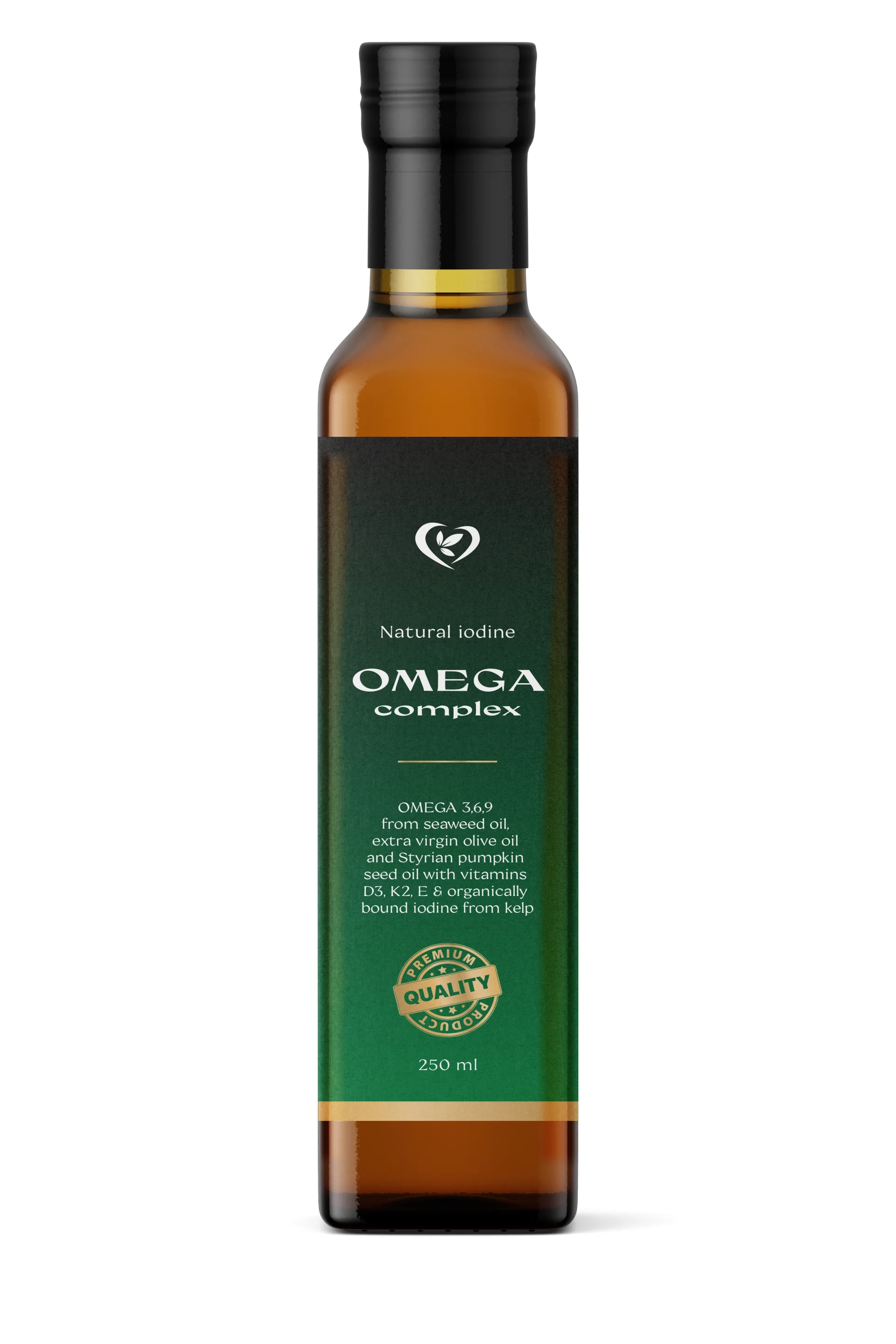 Zdravý svet Omega komplex s přírodním jódem 250 ml