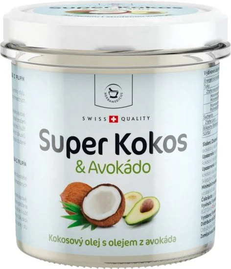 Herbamedicus Super Kokos a avokádo kokosový olej 300 ml