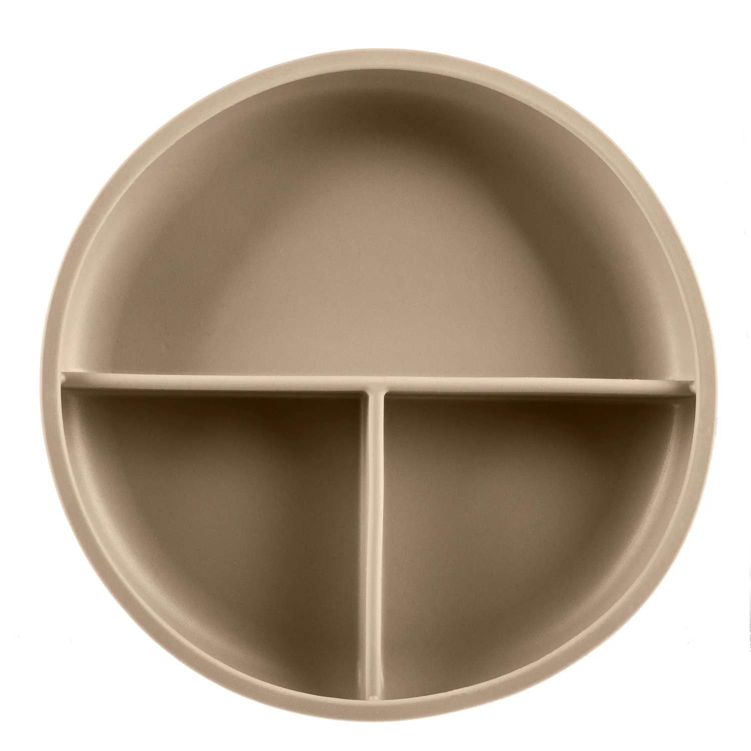Zopa Silikonový dělený talířek s přísavkou, Sand Beige 4 
