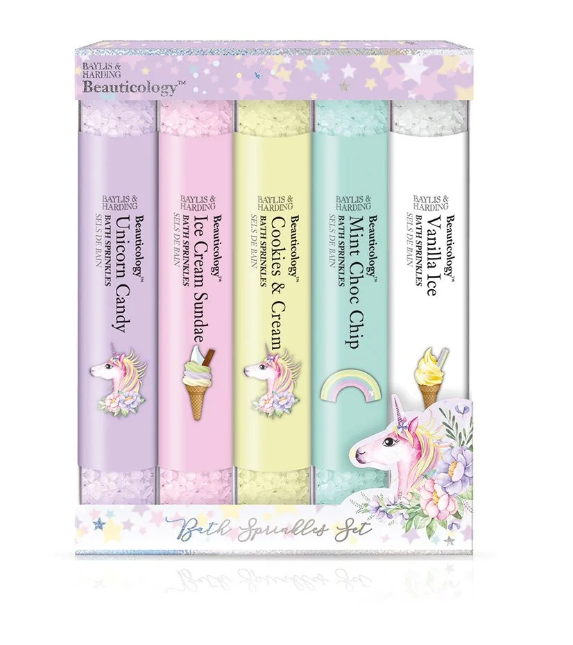 Baylis & Harding Jednorožec sada solí do koupele 5 ks