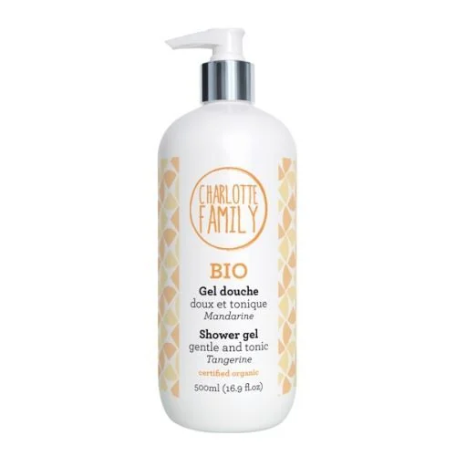 Charlotte Family BIO Přírodní sprchový gel s vůní mandarinek 500ml