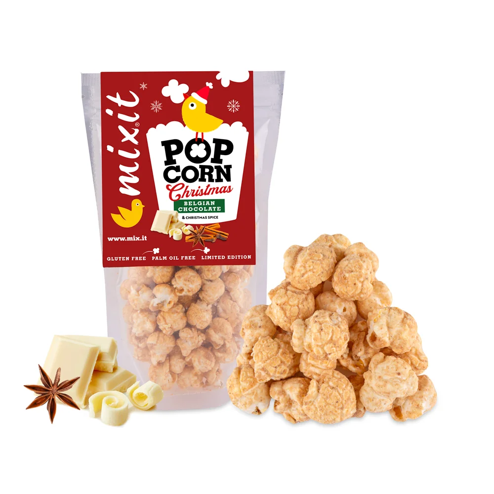 Mixit Popcorn Bílá čokoláda a perníkové koření 60 g