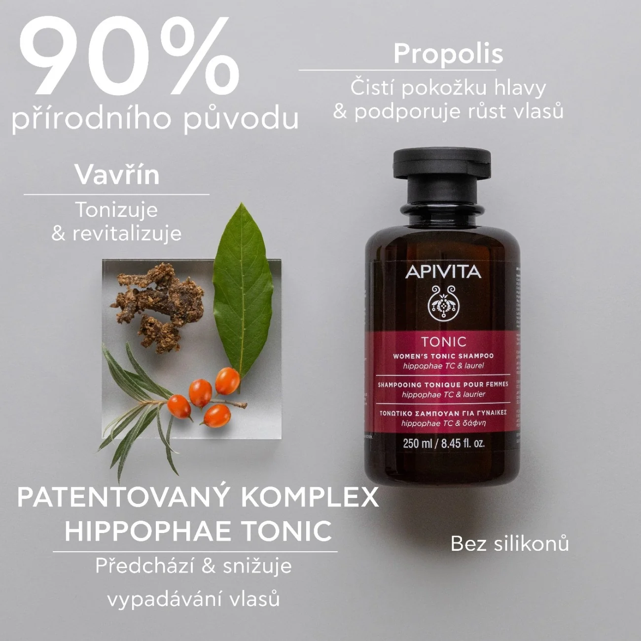 APIVITA Tonic Women tonizující šampon pro ženy 250 ml