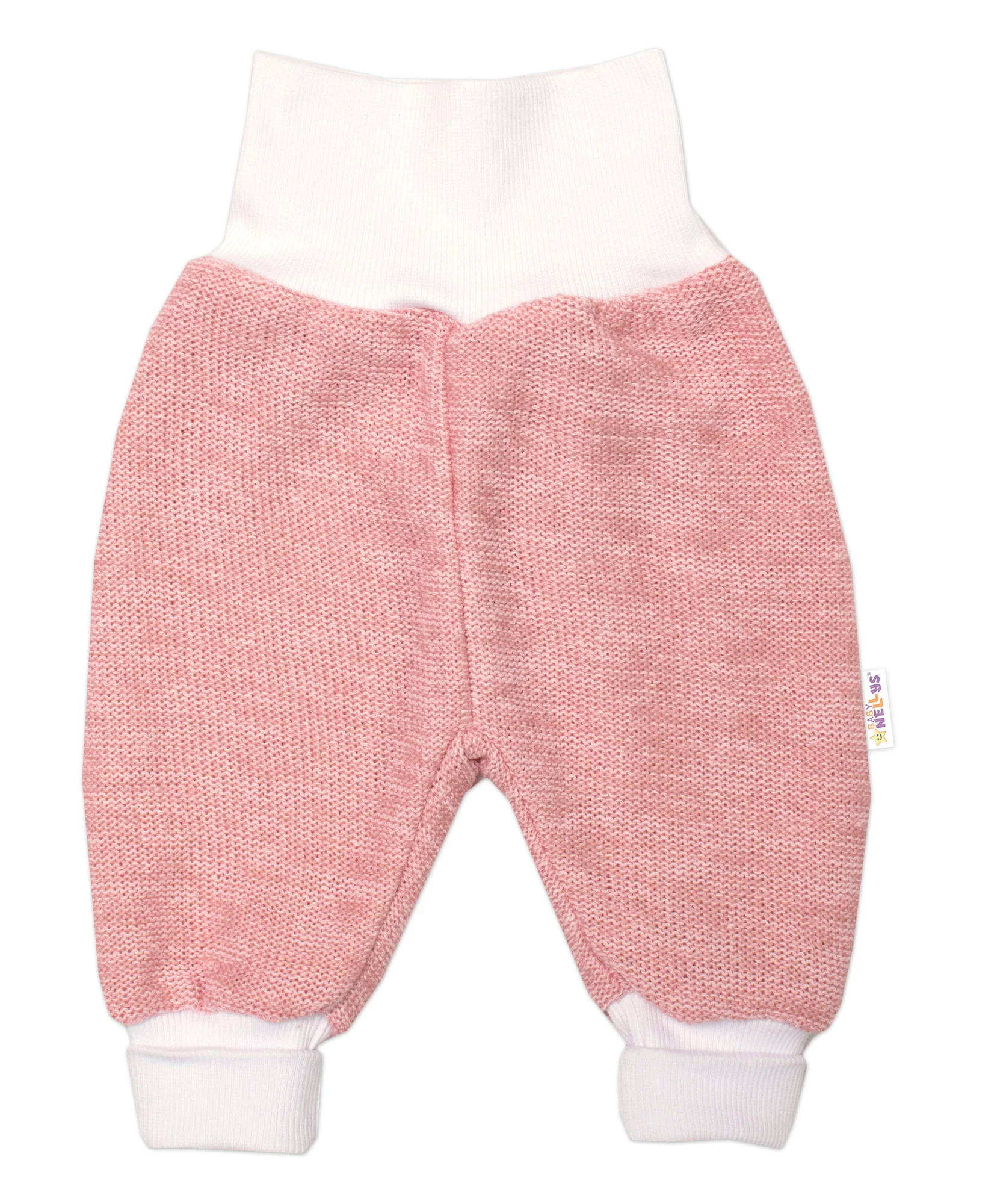 Baby Nellys 3D sada Hand made, kabátek, kalhoty, botičky, růžová,62