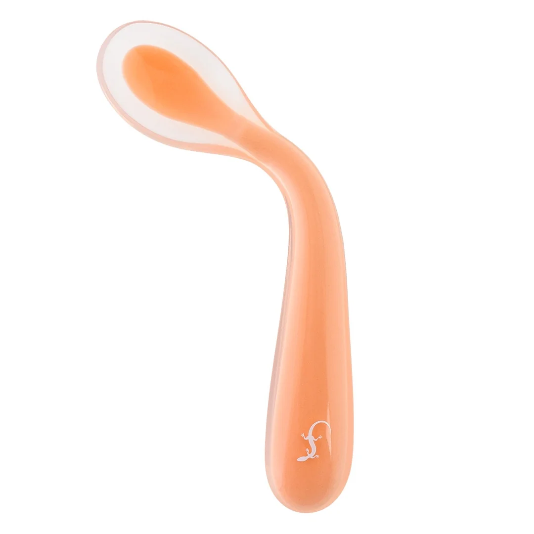 Lurch dětská silikonová lžíce apricot (00280051)