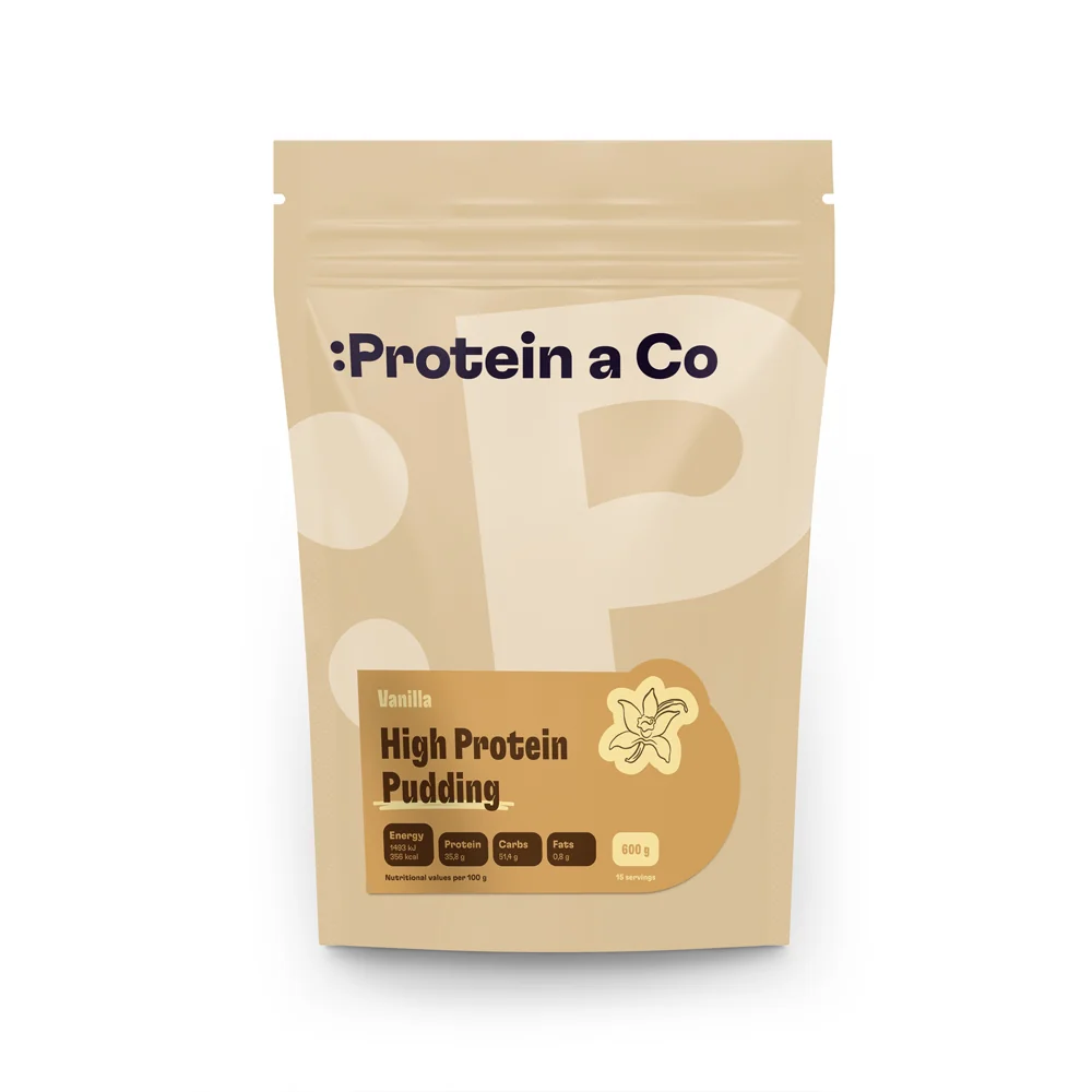 Protein a Co Proteinový puding High protein 600 g Chocolate