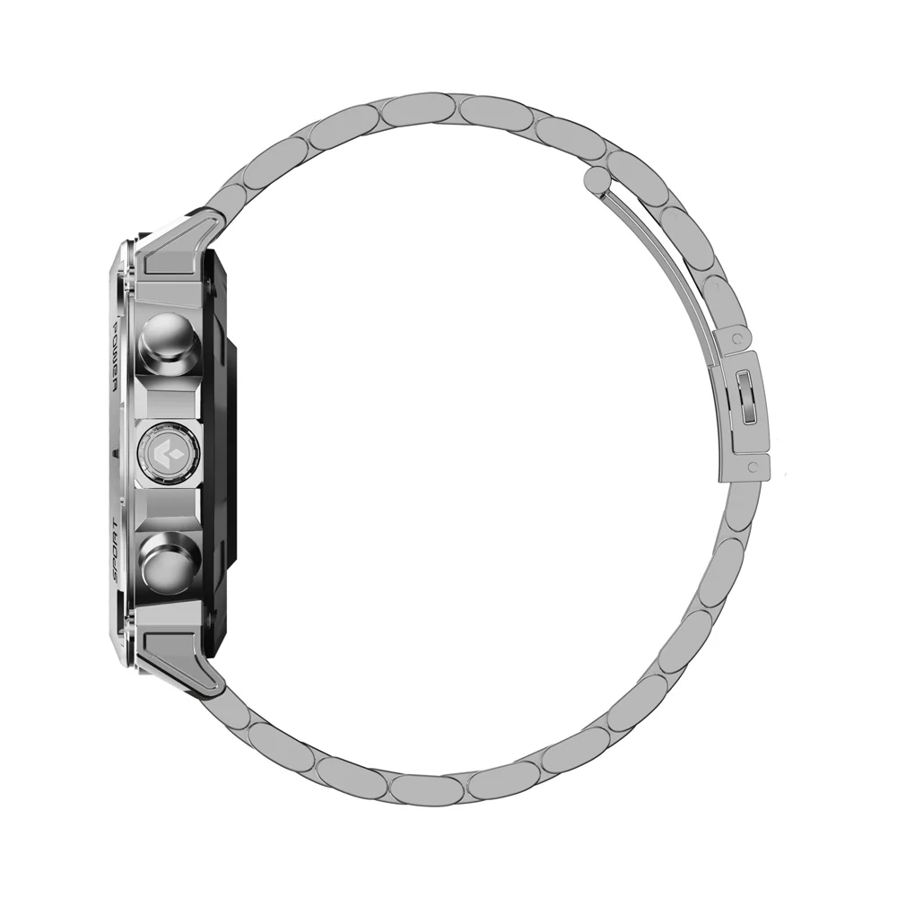 Garett Atom chytré hodinky Silver Steel